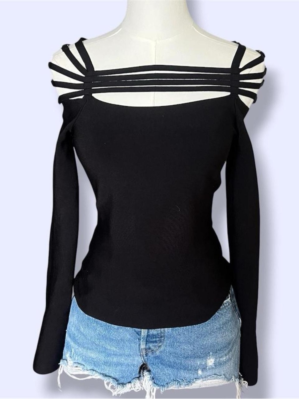 SIMKHAI Sarah Rib Halter Top